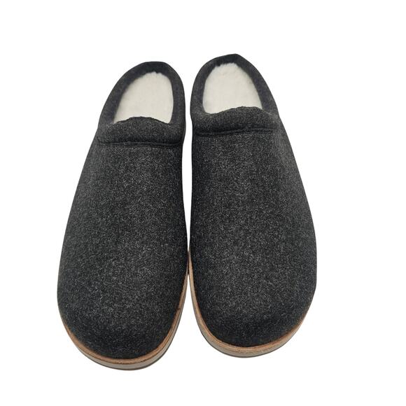 Merrell Men's Juno Felt and Faux Fur Clog Comfort Slippers Dark Gray Size 11.5 - Picture 2 of 11